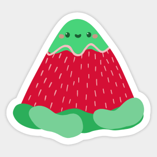 Mount Strawberry Sticker